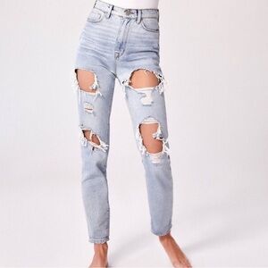 UO BDG Mom High Rise Distressed Jeans